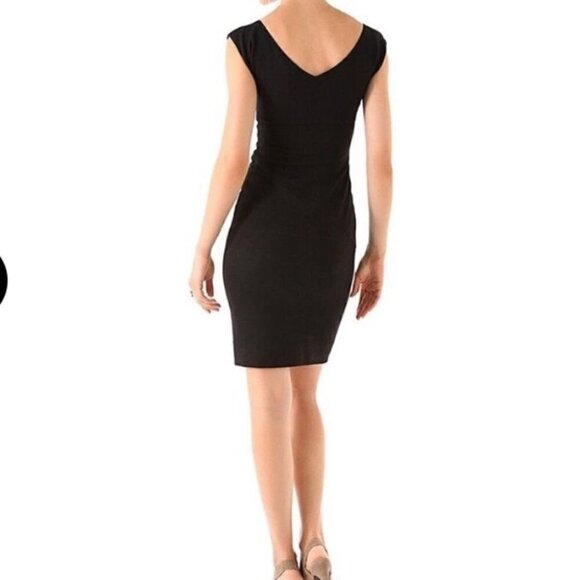 diane Von Furstenberg black Jori  sheath dress size 2 - Picture 2 of 11